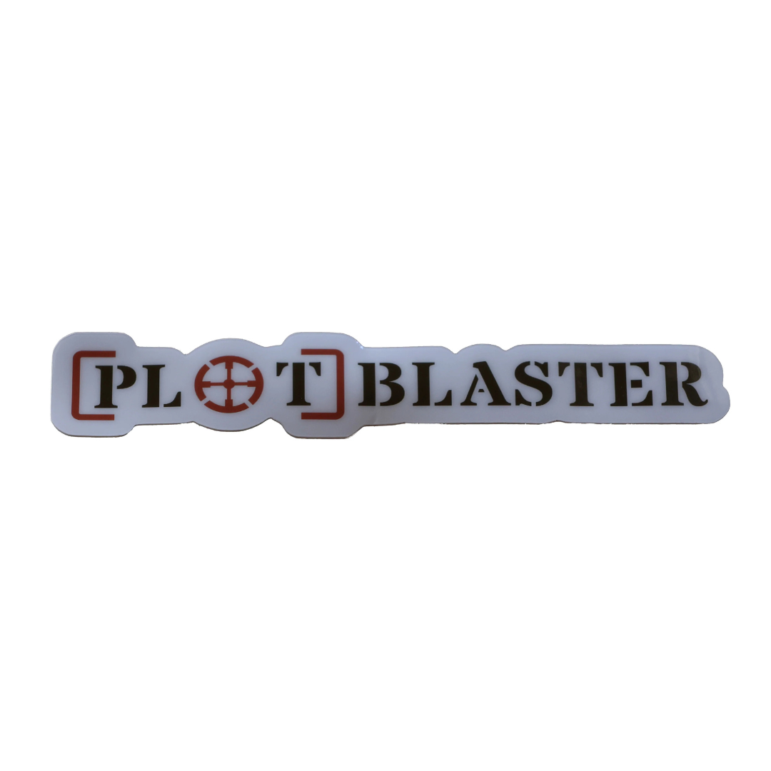 Plot Blaster Heavy Duty Decal